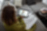 Woman talking with a doctor online using