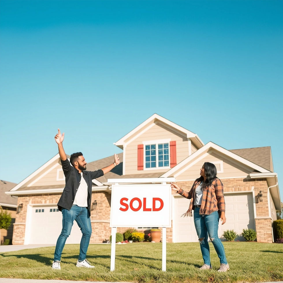 DFW first-time homebuyers celebrating new home purchased with down payment assistance