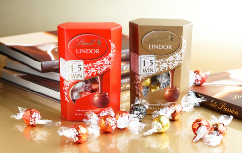 Lindt Stand a 1 in 5 chance to win