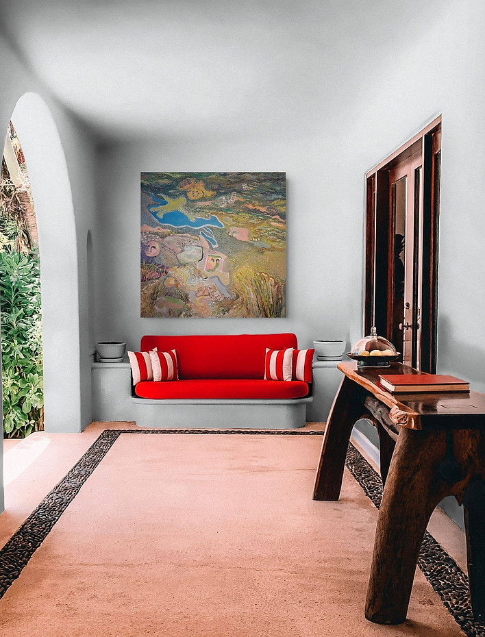Sharon_Kenny_Art_Painting_Long Before There Were Maps in situ.jpg