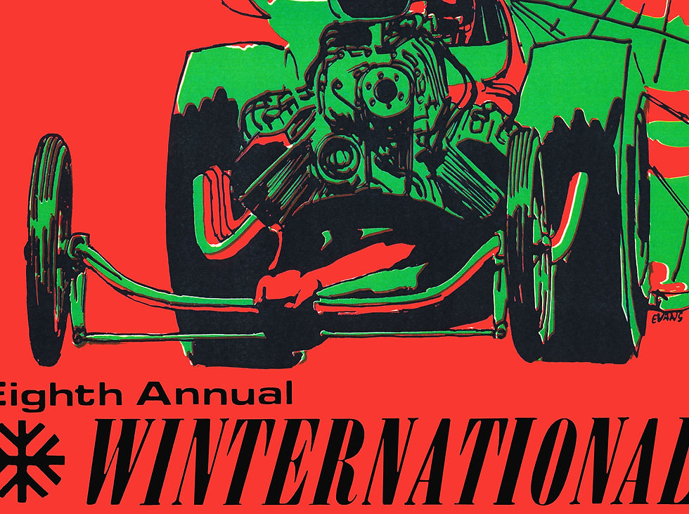 Thumbnail: 1968 NHRA 8th Annual Winternationals Pomona Ca. Advertising Poster