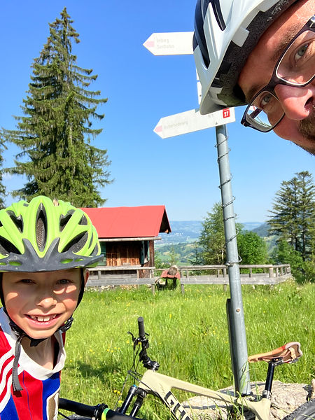 wandern berge radfahren