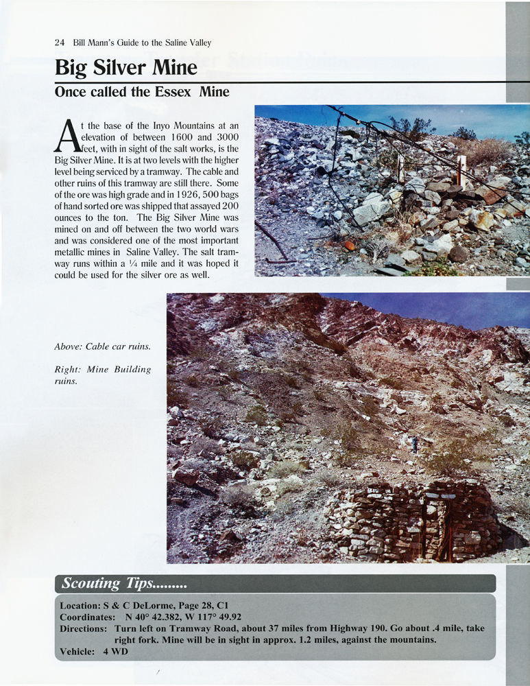 Thumbnail: Bill Mann’s Guide to The Remote and Mysterious Saline Valley – Volume 4