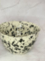 Thumbnail: Black & White Splatter Large Bowl
