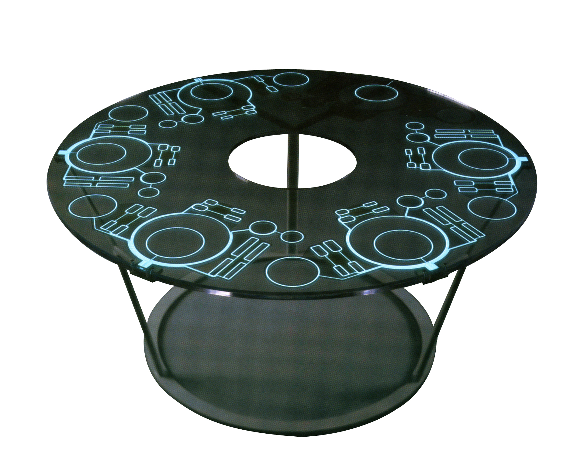 glass table top printing