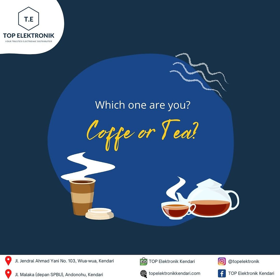 Tim Teh atau Kopi? Ini karakteristiknya...