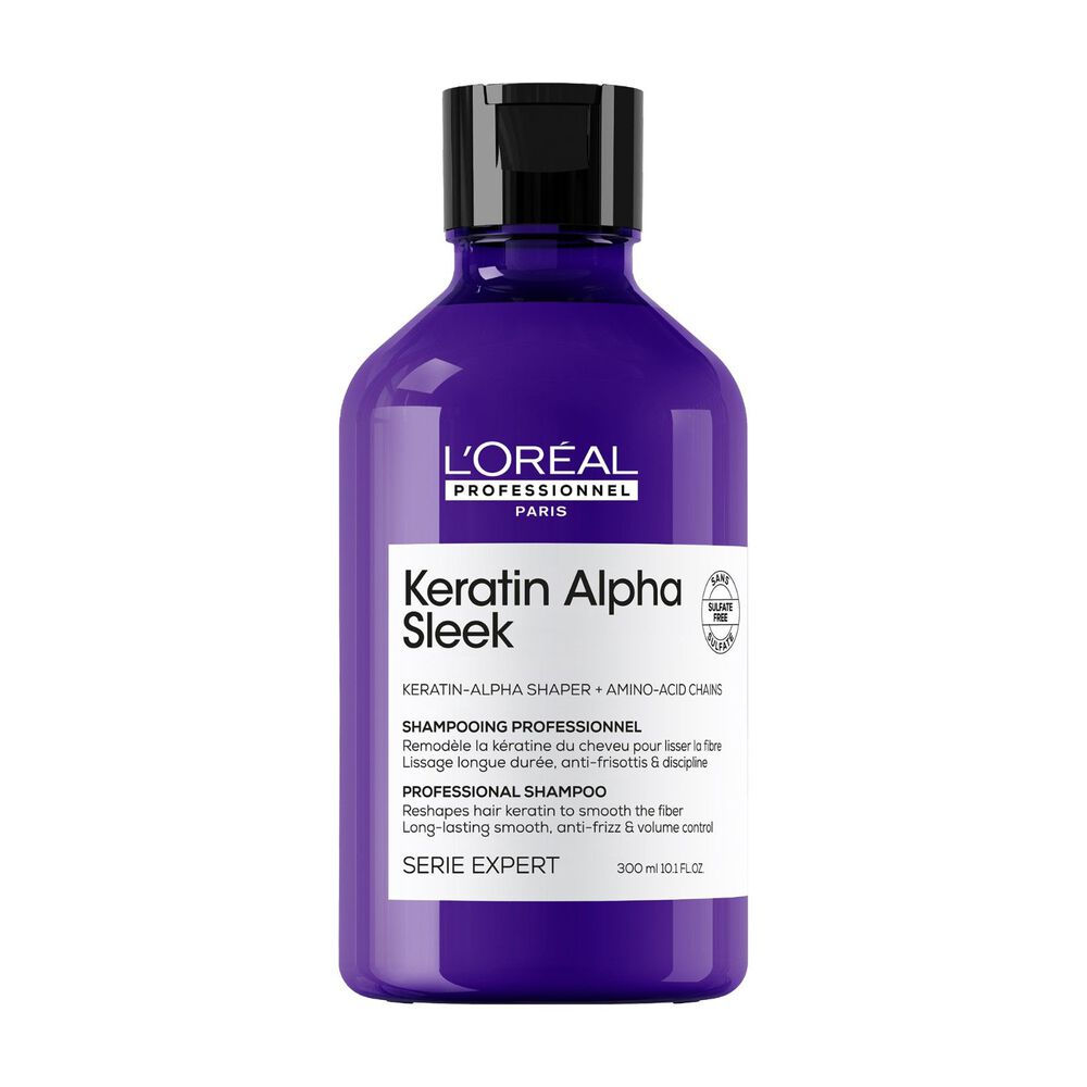 L’Oréal Professionnel Keratin Alpha Sleek Shampoo Sem Sulfatos 300ml