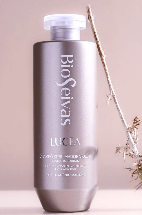 Miniatura: BioSeivas LUCIA Champô Sublimador Violeta Lucea 300ml, produto para cabelos loiros e brancos.