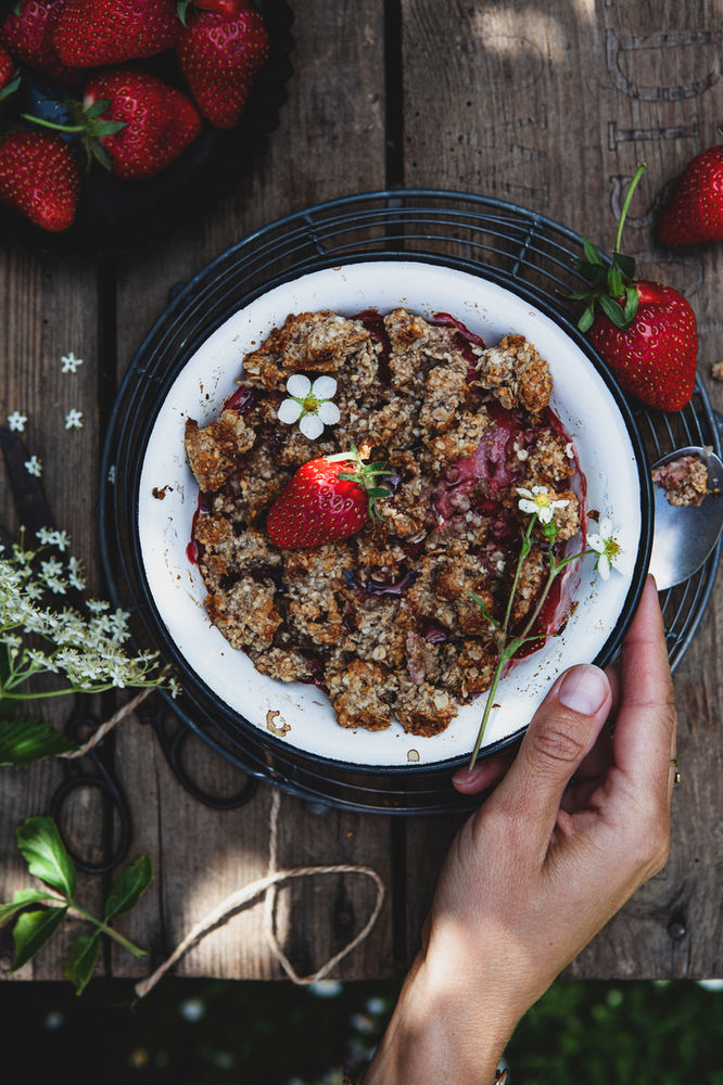 Erdbeercrumble Erdbeercrumble