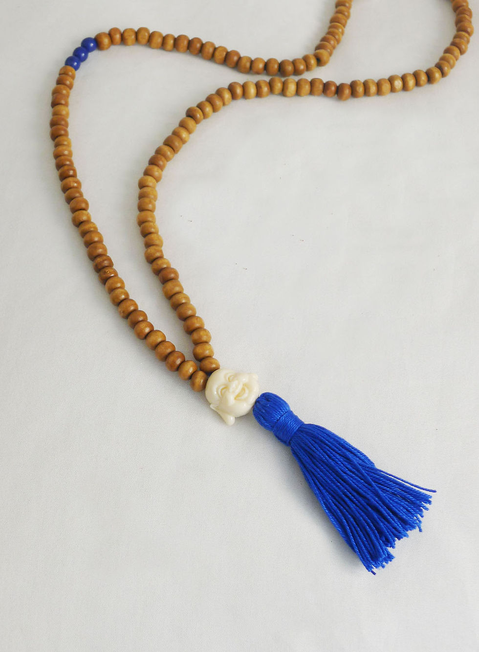 Thumbnail: Smiling Buddha Royal Blue Tassel