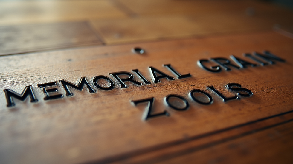 Unique Memorial Plaque Designs to Inspire: Creative Plaque Concepts for Lasting Tributes