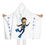 Thumbnail: Youth Hooded Towel - Mighty Diver