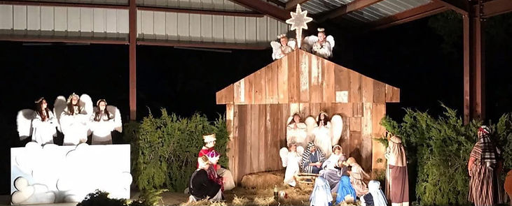 Living Nativity Wide Banner Crop