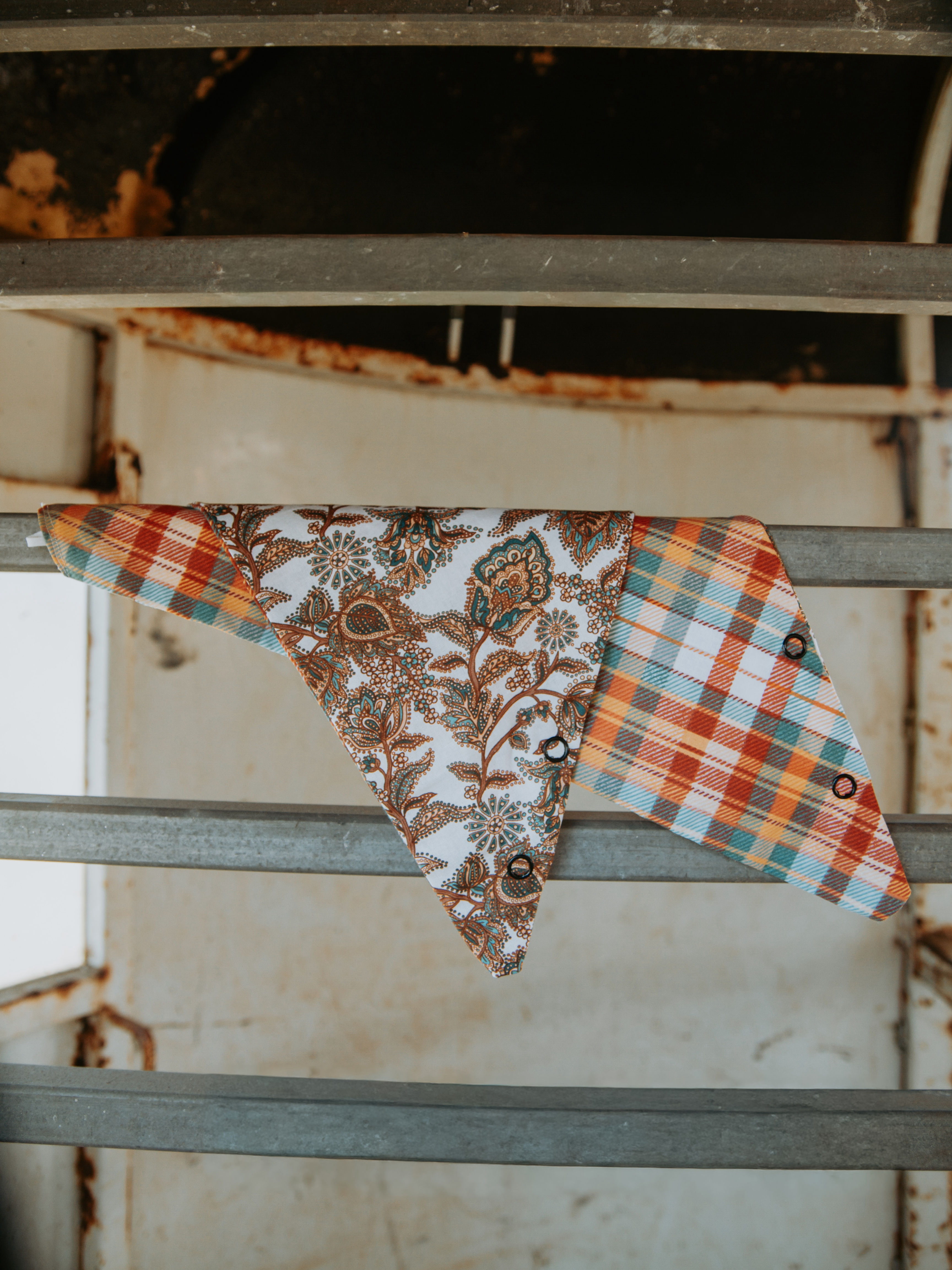 Neck Scarf- Paisley Check