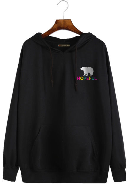 SWEAT CAPUCHE - OURS COEUR