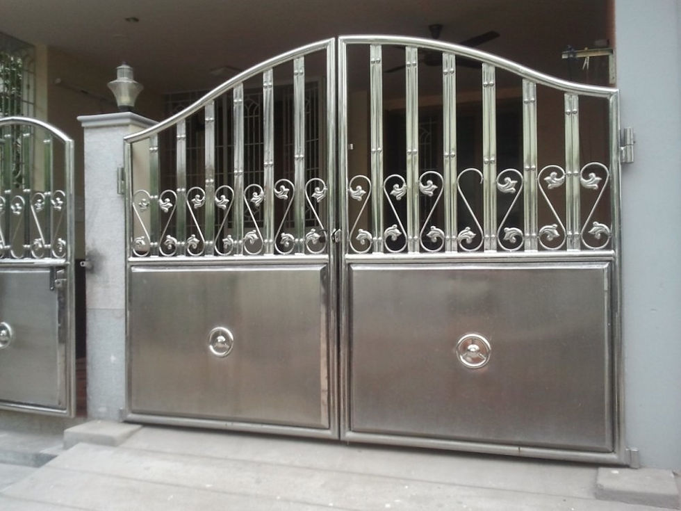 Steel Drive and Entry Gate