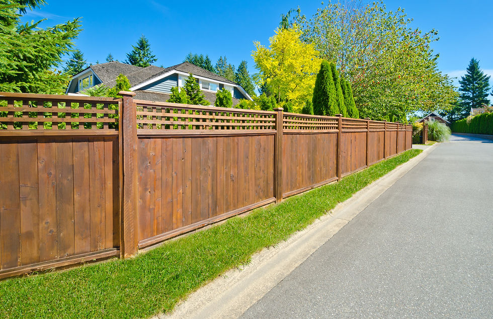 Beautiful Cedar Split Fence