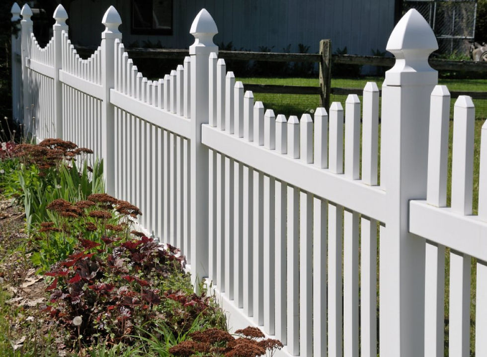 Spear Top Arch Picket Fence