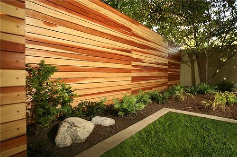 Modern Privacy Fence