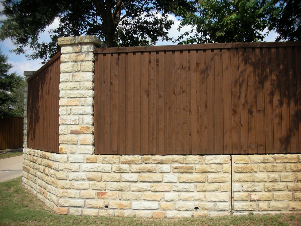 Retaining Wall Privacy Fence