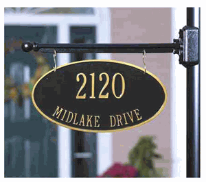 Dual-Sided Address Plaques