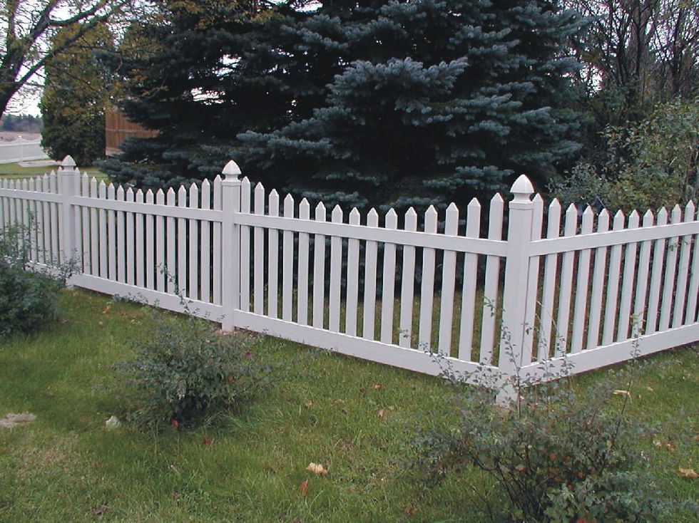 Spear Top Arch Picket Fence