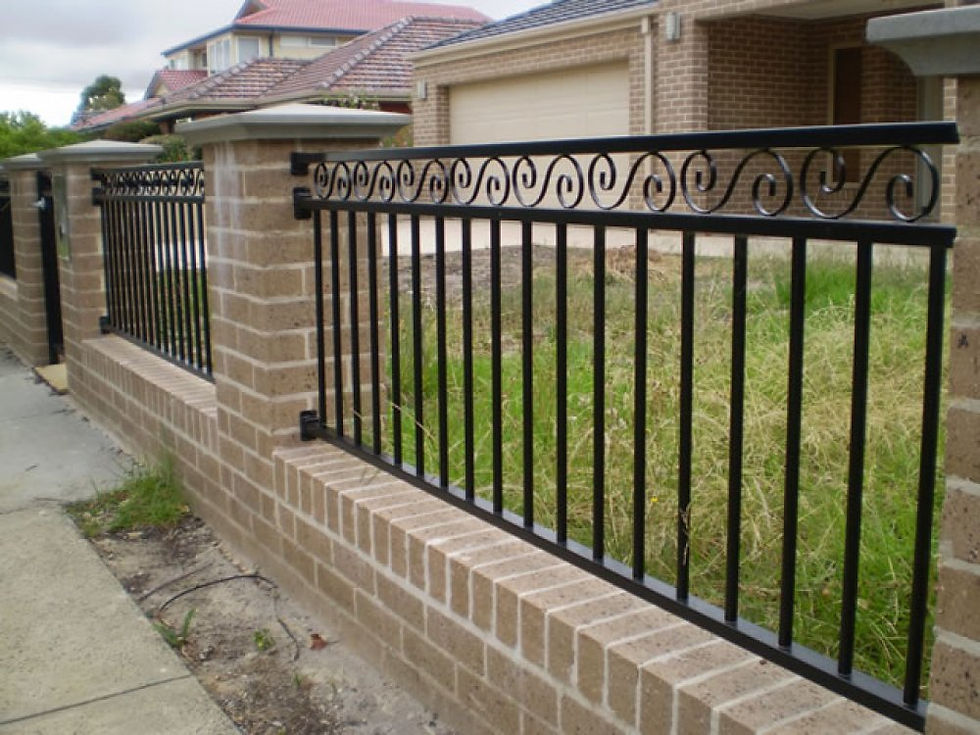 Brick Retaining Wall Fence