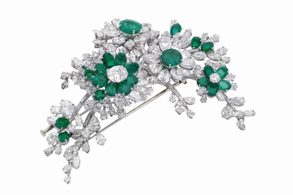 Broche de esmeraldas de Elizabeth Taylor