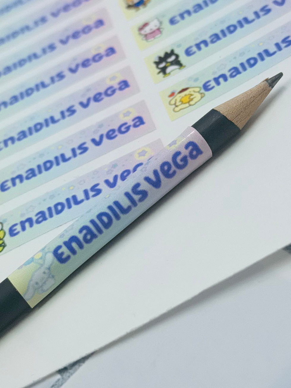 Miniatura: Sticker para Lápices (95 por hoja)