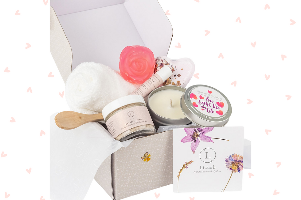 Thumbnail: Cute LOVE Special Gift Box, Natural Skincare Gift Box, Mother's Day Gift, BFF, S