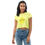 Thumbnail: Solar Plexus Chakra "I do" Affirmation Pastel Yellow Crop Tee