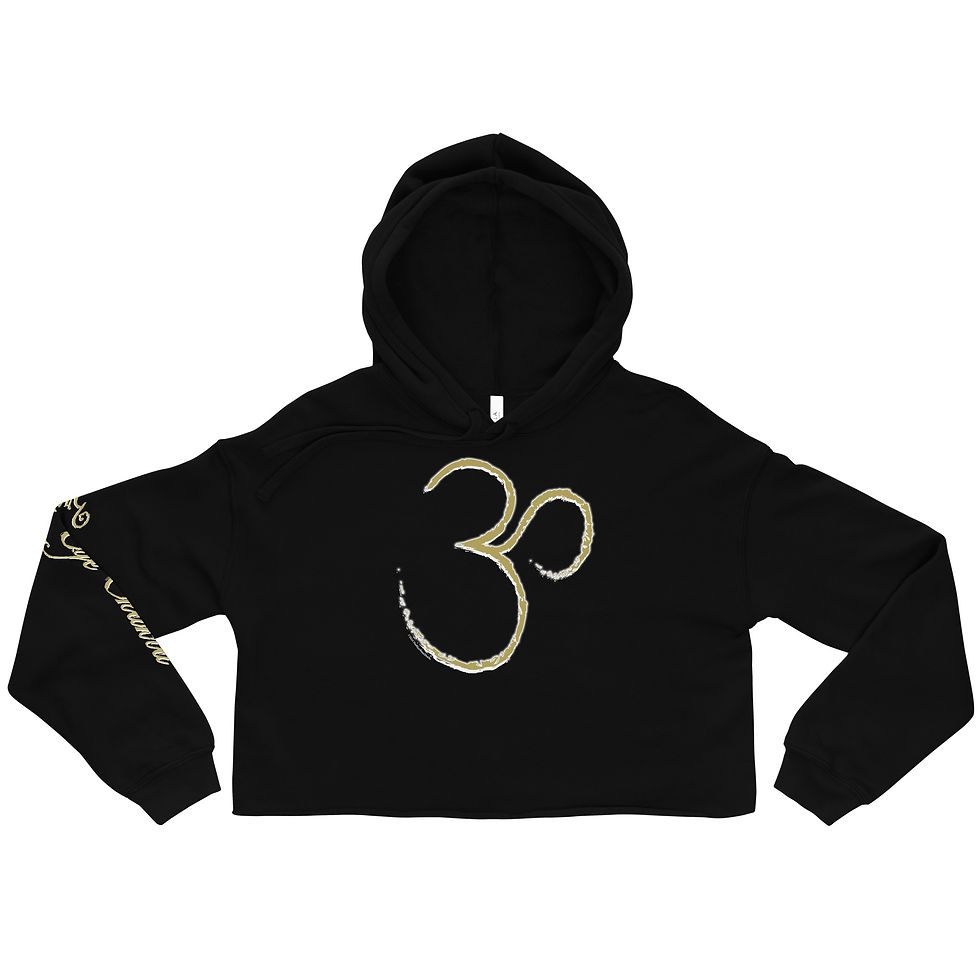 Thumbnail: Third Eye Chakra Crop Hoodie