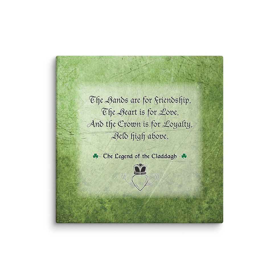 Thumbnail: Claddagh Canvas 10", 12", 16"