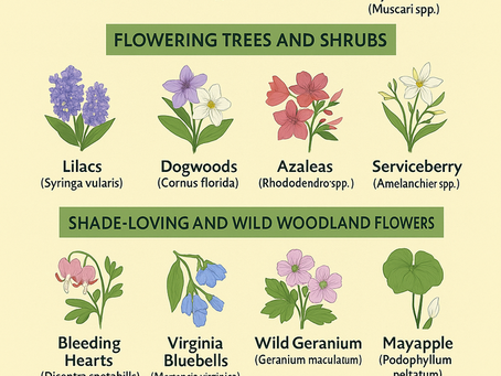 May marks one of the most colorful and active months for blooming flowers in the Northeast.