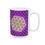 Thumbnail: Crown Chakra Flower Angelica Glossy Mug 15oz