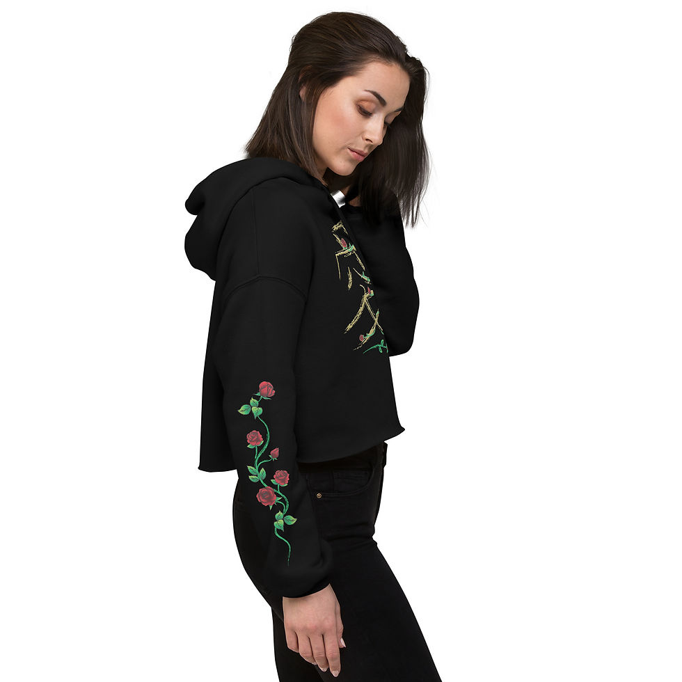 Thumbnail: LOVE Japanese Crop Hoodie