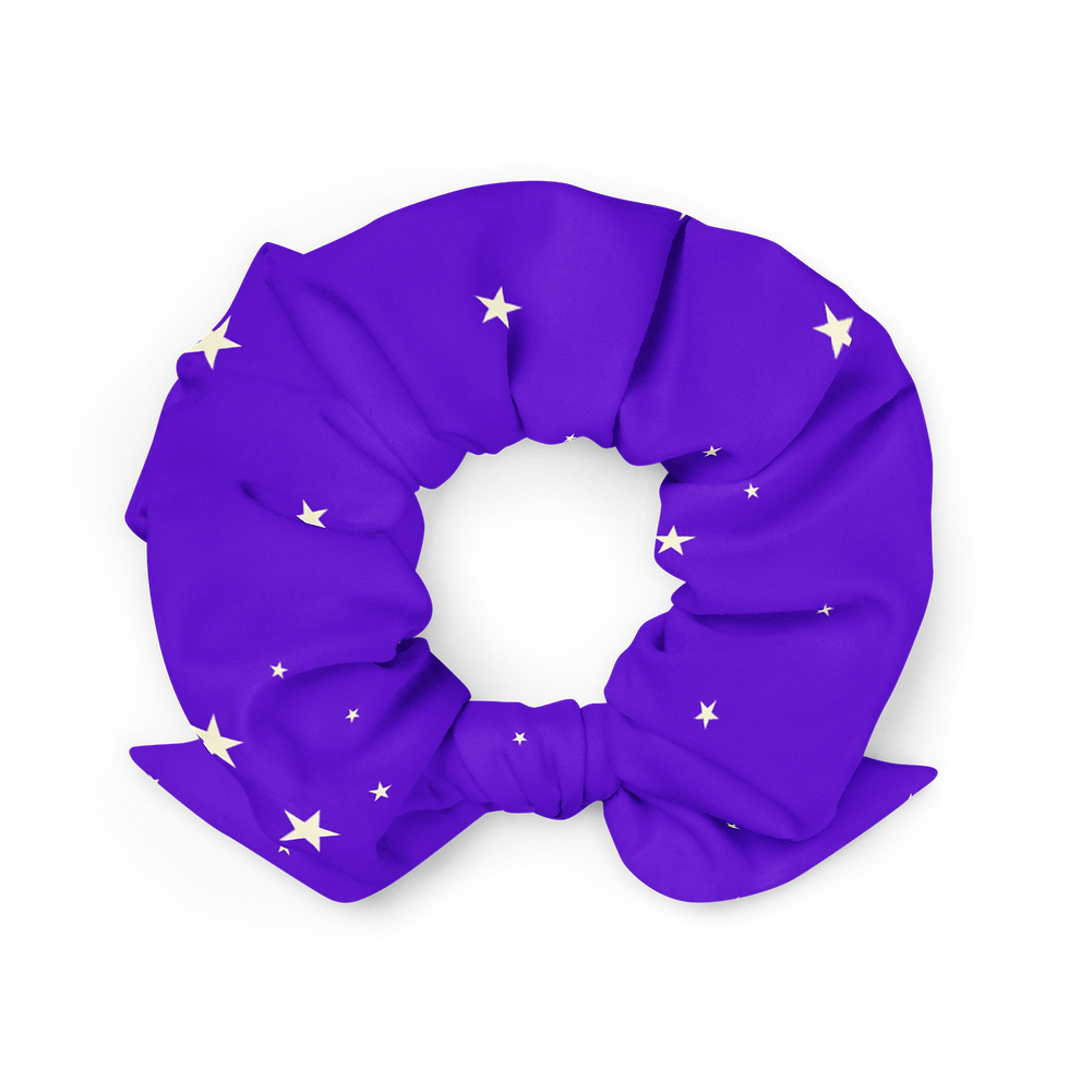 Thumbnail: Purple Tanzanite Stars Scrunchie