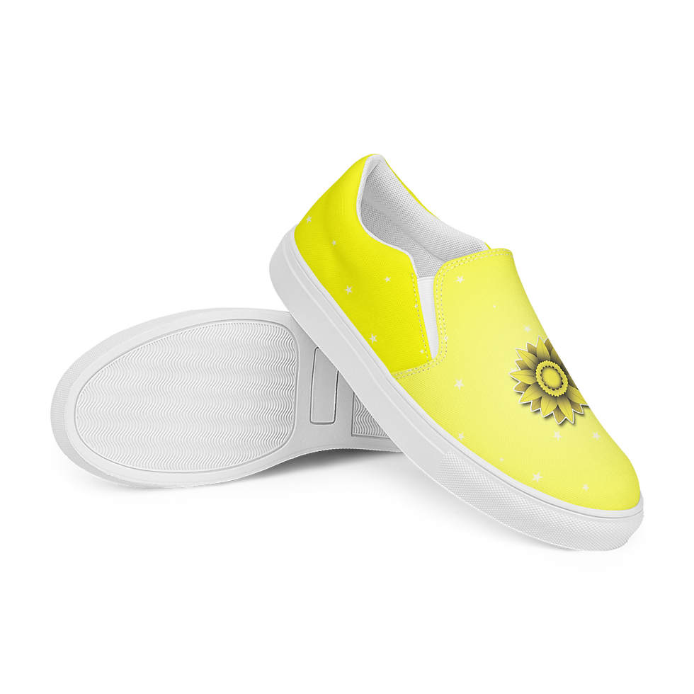 Thumbnail: Solar Plexus Flower Sunflower Women’s Canvas Shoes