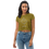Thumbnail: Root Muladhara Chakra Mandala Gold Crop Tee