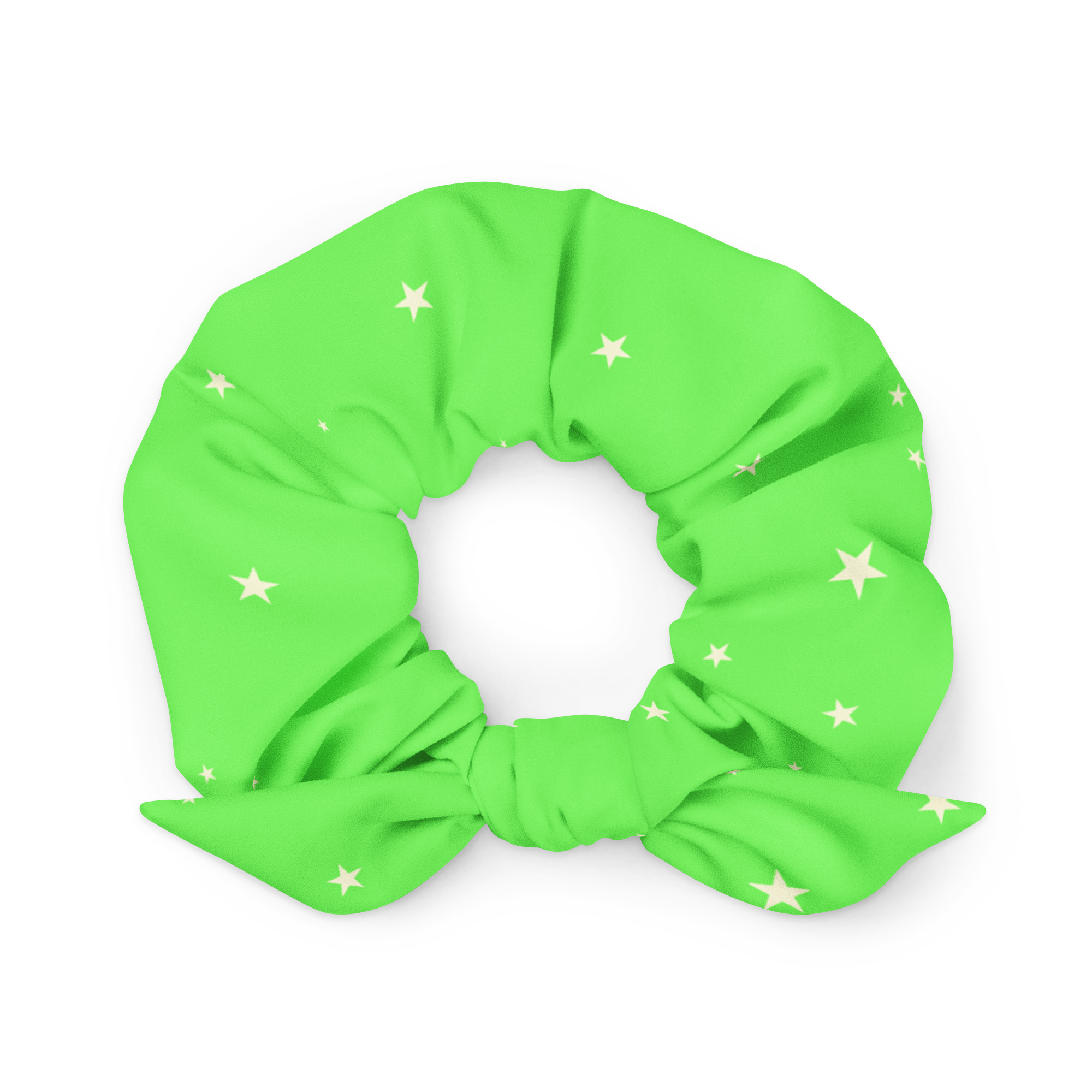 Green Tsavorite Scrunchie