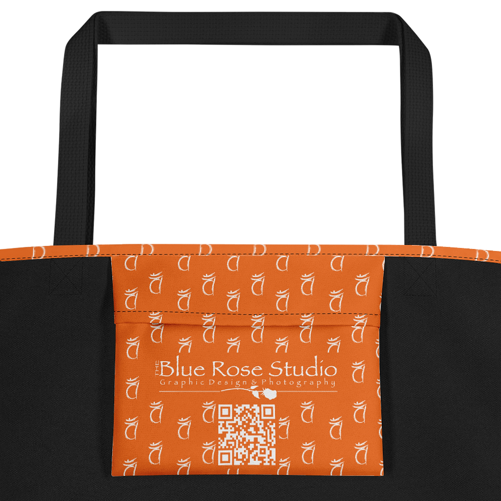 Thumbnail: Sacral Flower Hibiscus Tote Bag with inside Pocket 16” x 20”