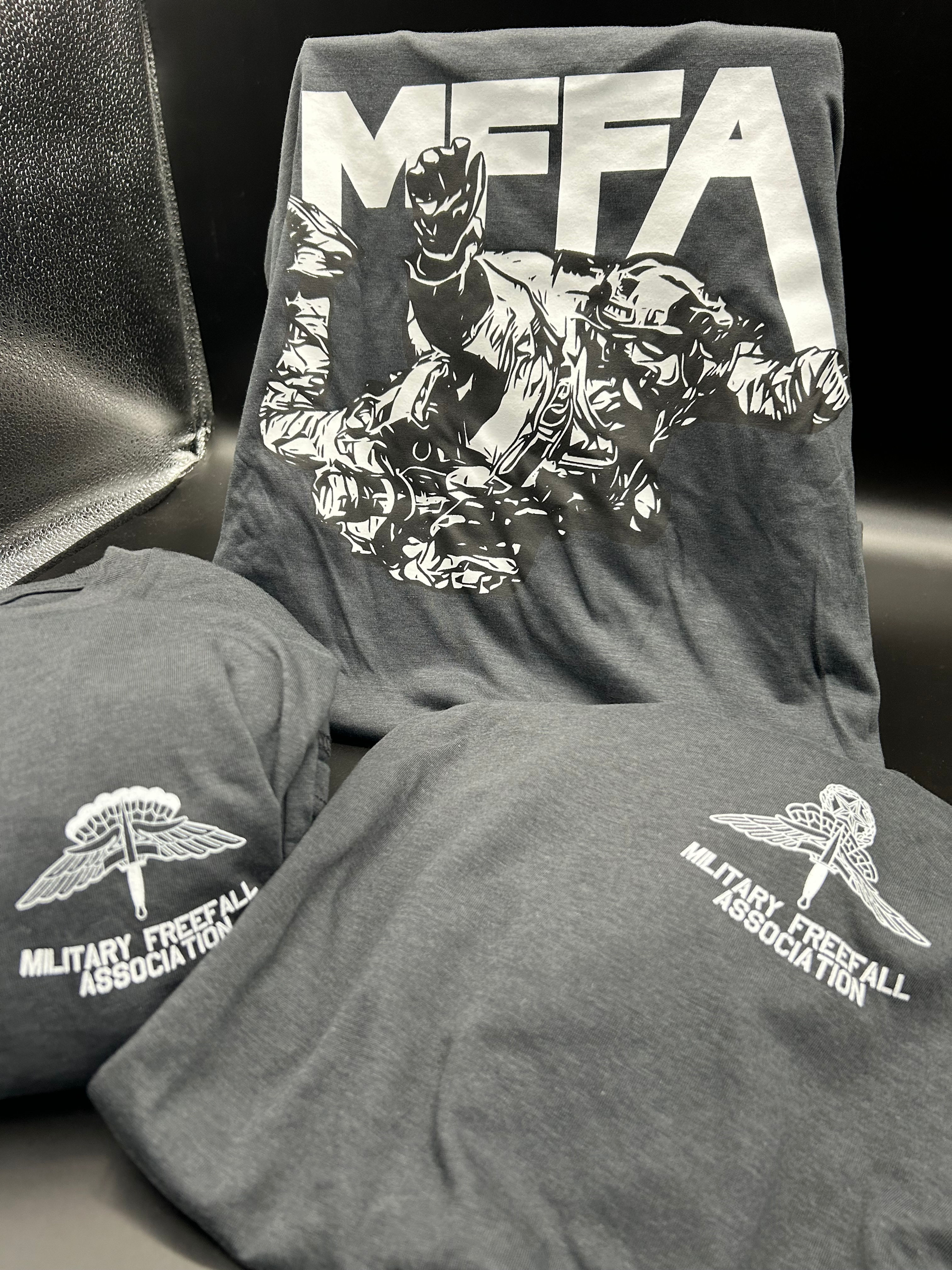 MFFA Grey Badged, Short Sleeve T-shirt