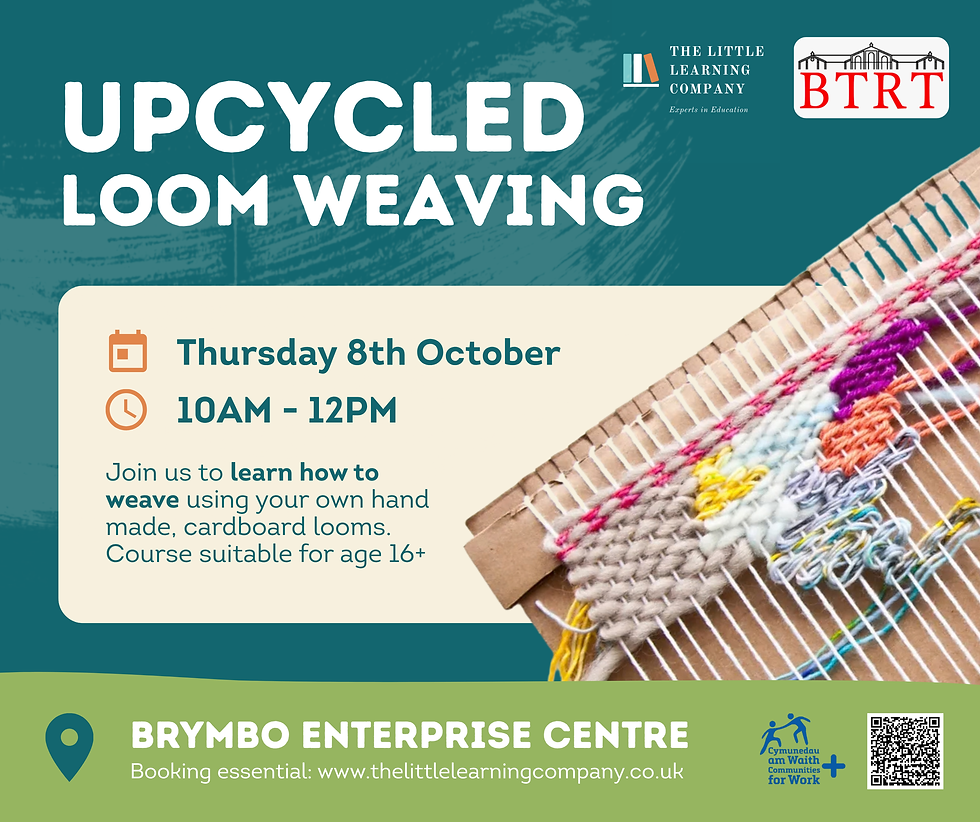 Upcycled Loom Weaving