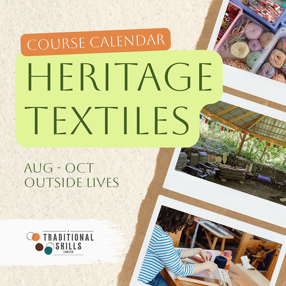 Heritage Textiles Course Calendar