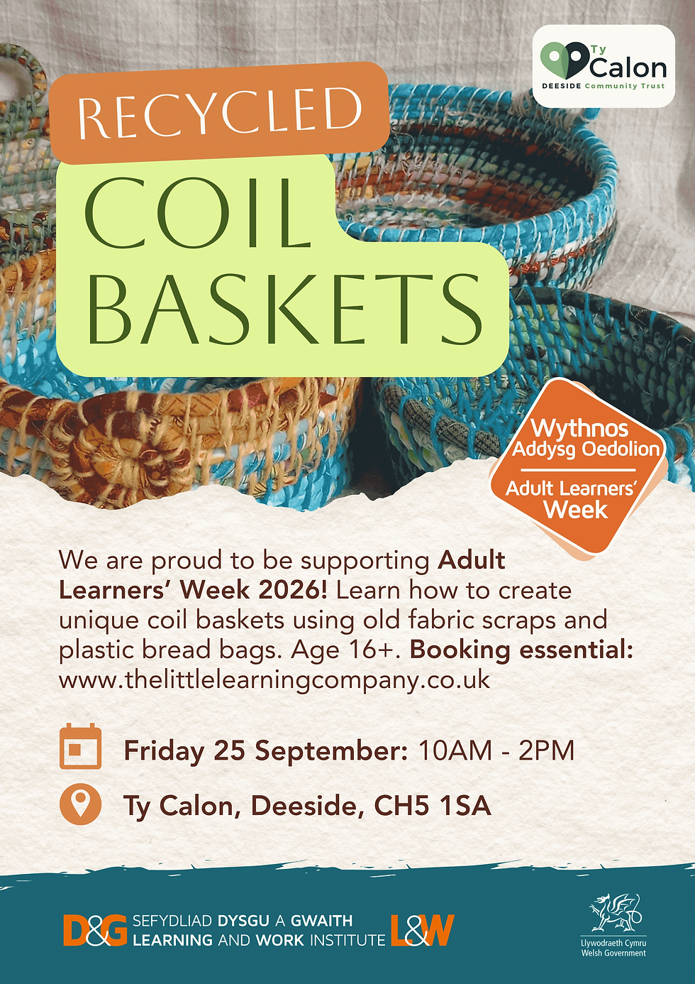 Recycled Coil Baskets