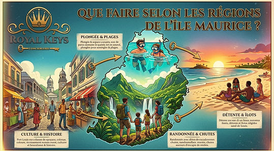 Activités selon région ile maurice