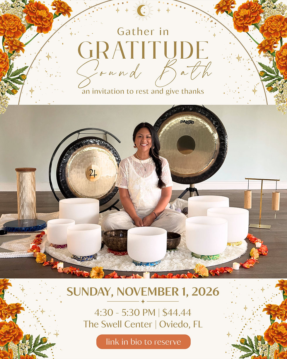 Gather in Gratitude Sound Bath
