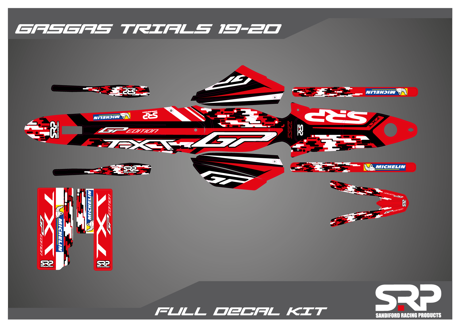 gas gas trials graphics kit