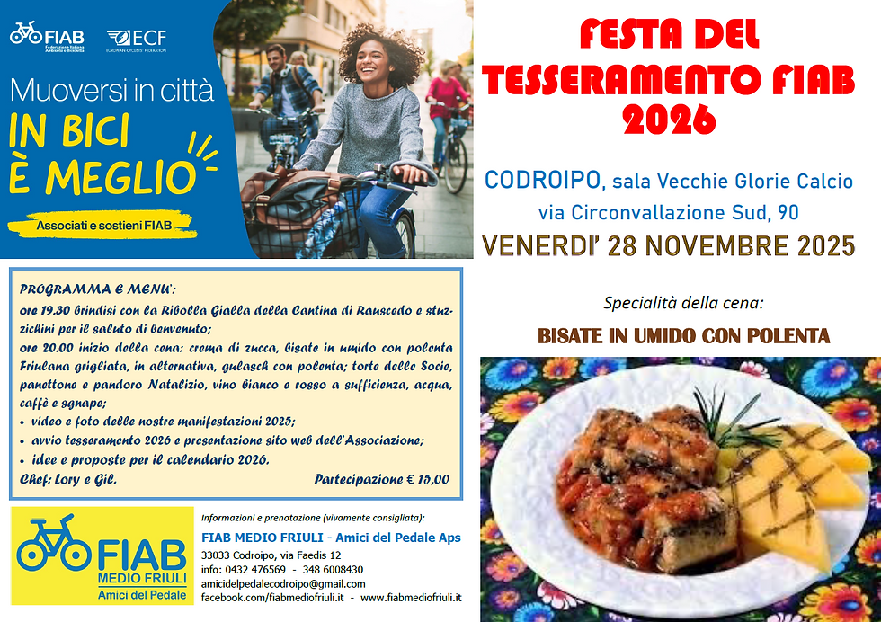 Festa del TESSERAMENTO FIAB 2026