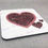 Thumbnail: Leopard print heart drinks coaster